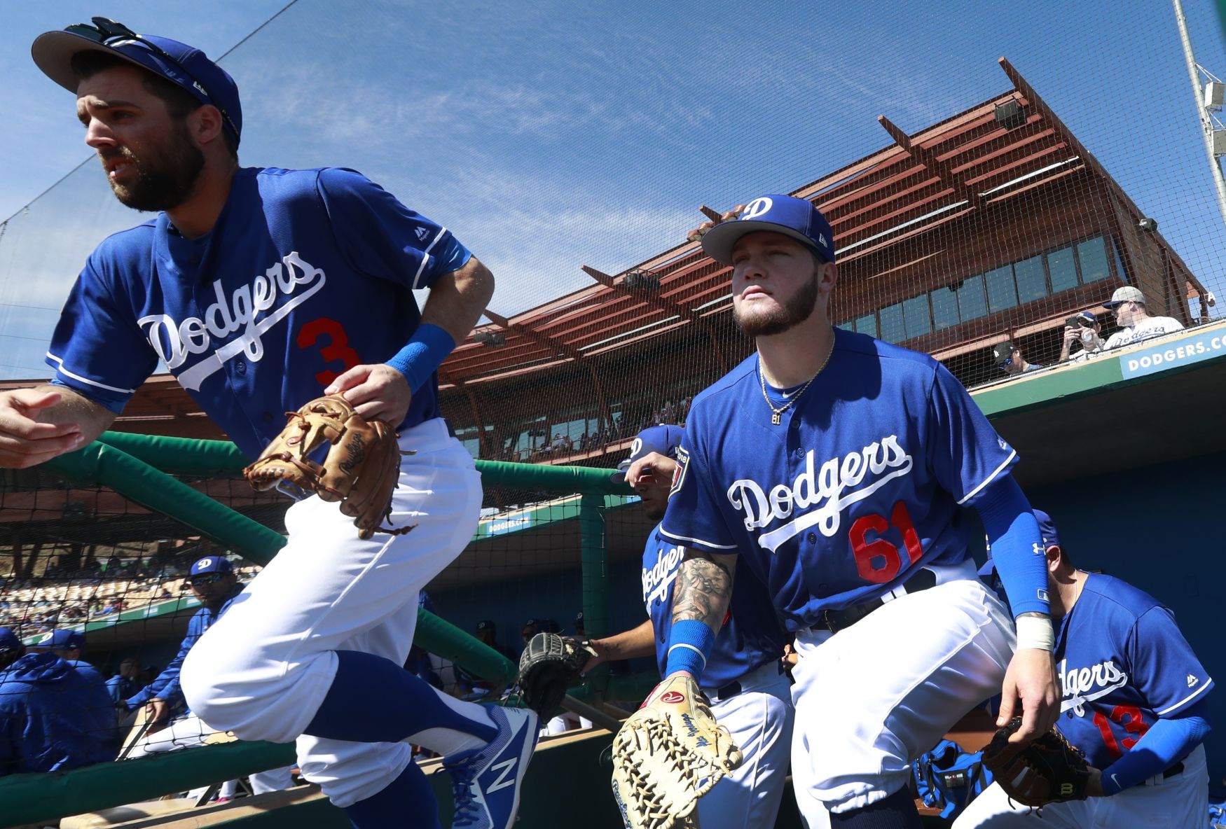 Indians Dodgers Spring Baseball